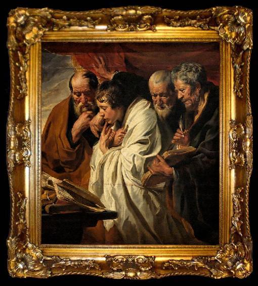 framed  Jacob Jordaens The Four Evangelists, ta009-2